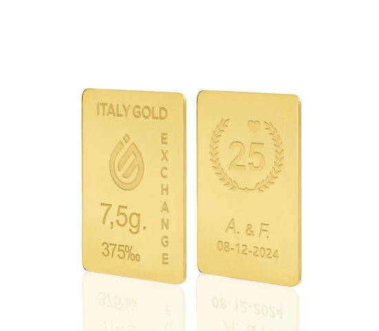 9 Karat Goldbarren von 7,5 g IGE GOLD