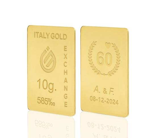 14 Karat Goldbarren von 10 g IGE GOLD