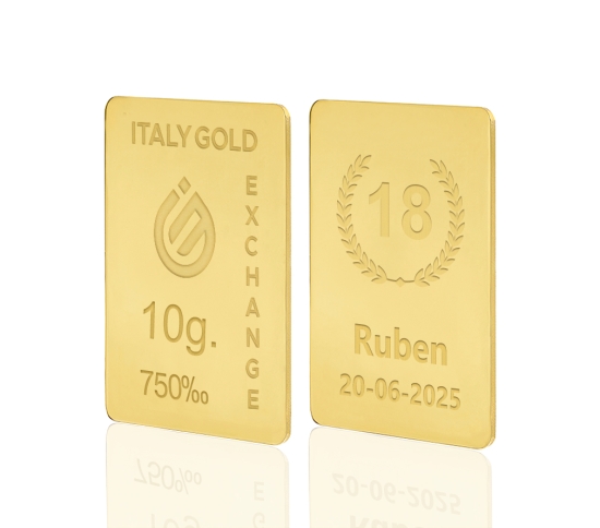 18 Karat Goldbarren von 10 g IGE GOLD