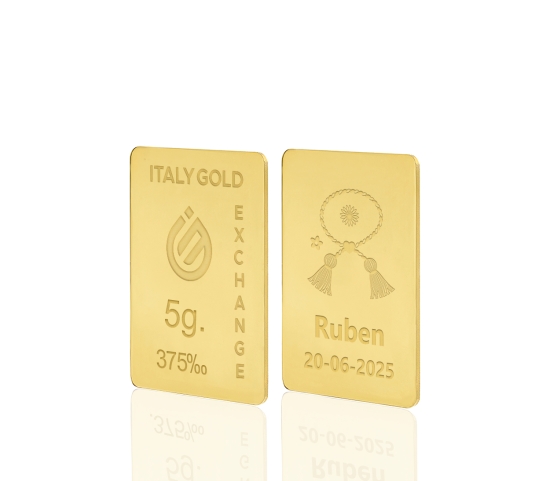 Lingot Or Mărțișor porte-bonheur 9 ct de 5 g.  IGE GOLD