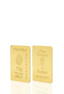 Lingot Or 24 ct de 10 g. pour Communion - Idée cadeau Événements de célébration - IGE Gold