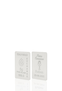 Lingot Argent Pur 5 g. pour Communion - Idée cadeau Événements de célébration - IGE Gold