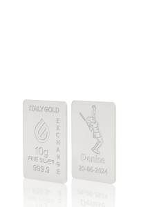 Lingote de Plata Pura 10 gr. deportes de tenis - idea de regalo Sport - IGE Gold