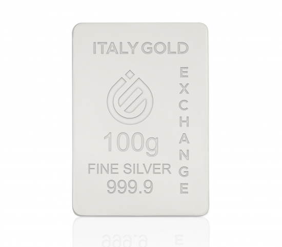 Sztabka Czyste Srebro 100gr Italy Gold Exchange